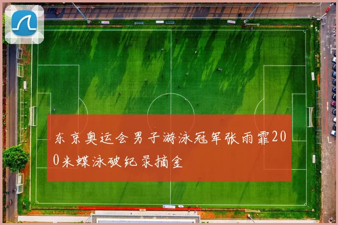 东京奥运会男子游泳冠军张雨霏200米蝶泳破纪录摘金